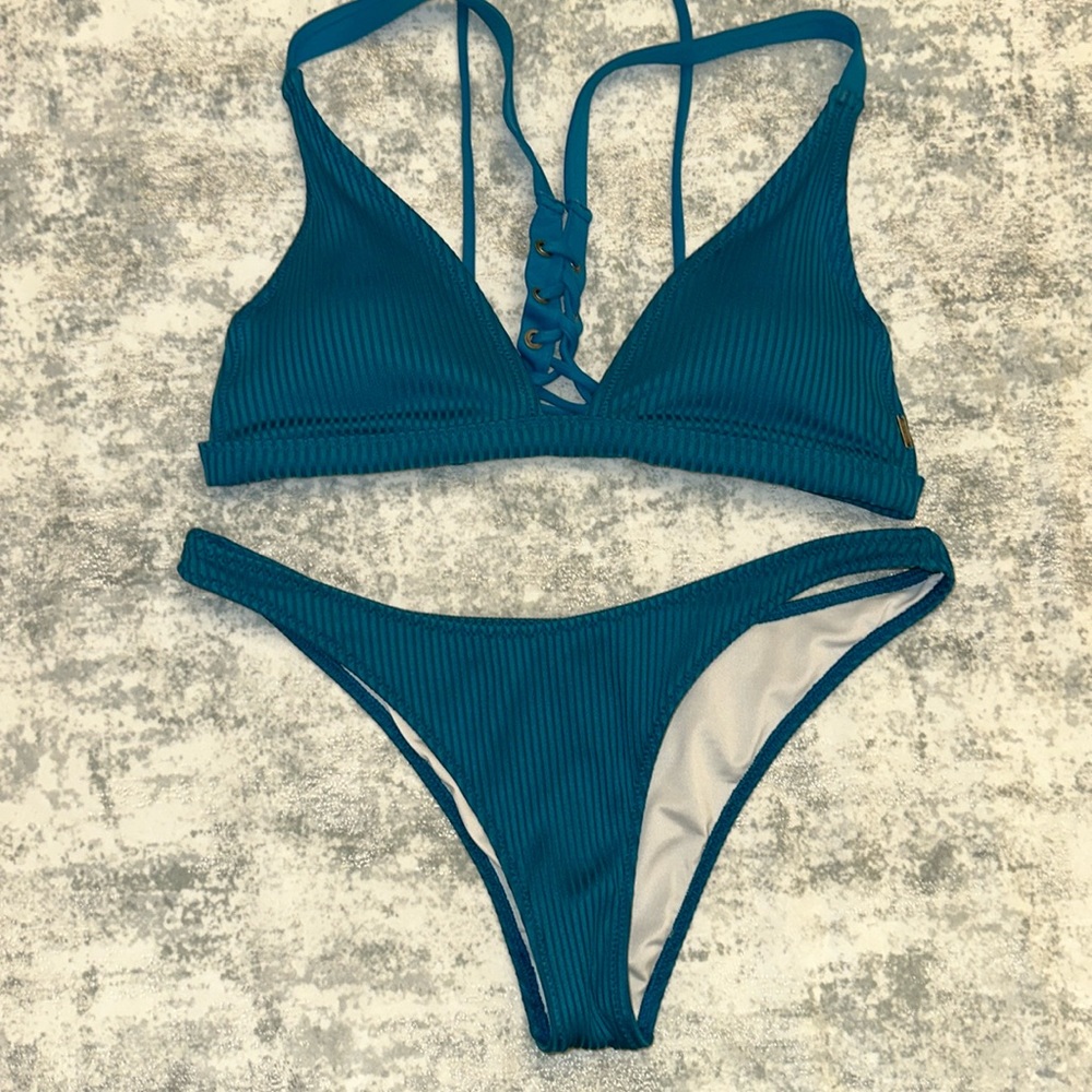 Pink by Victoria’s Secret lace up bikini